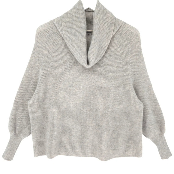 Sandy Liang Nesh Cashmere Cowl Neck Sweater - Picture 1 of 7